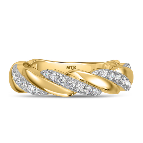 MyTrio Rings 5-3/4 CTW Lab Grown Diamond Emerald Solitaire Trio Set in 10KT Yellow Gold