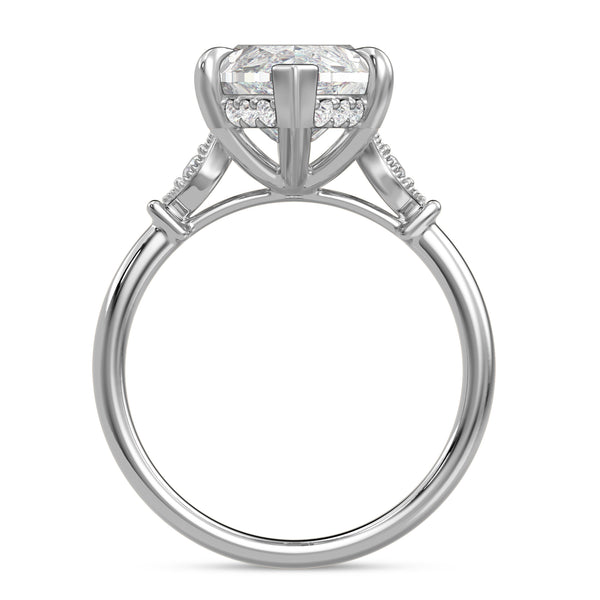My Trio Rings Mirella 5-1/4 CTW Lab Grown Diamond Marquise Solitaire Bridal Set in 10KT White Gold