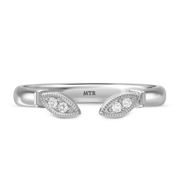 My Trio Rings Mirella 5-1/4 CTW Lab Grown Diamond Marquise Solitaire Bridal Set in 10KT White Gold