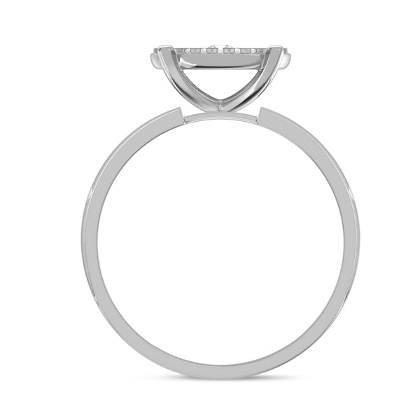 My Trio Rings Gracie 5/8 CTW Lab Grown Diamond Round Cluster Trio Set in 10KT White Gold