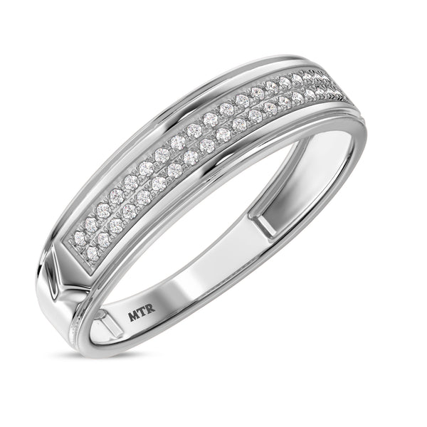 My Trio Rings Gracie 5/8 CTW Lab Grown Diamond Round Cluster Trio Set in 10KT White Gold