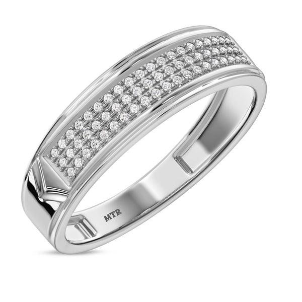 My Trio Rings Gracie 5/8 CTW Lab Grown Diamond Round Cluster Trio Set in 10KT White Gold