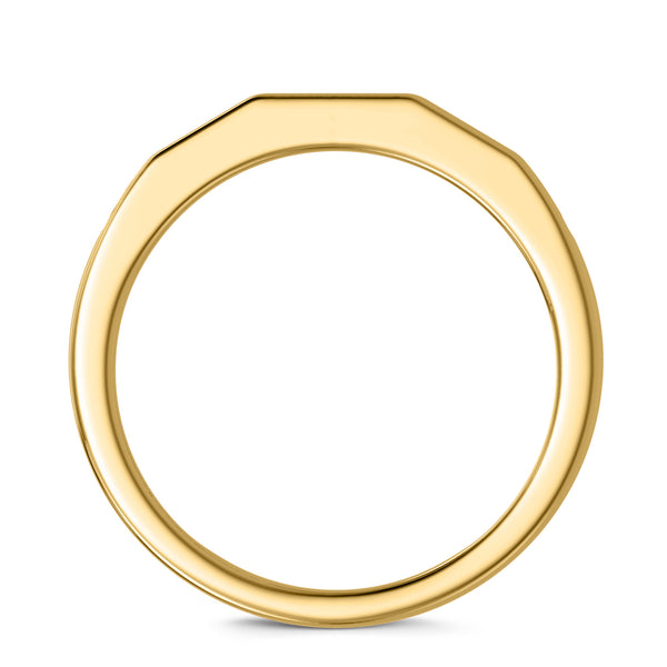 My Trio Rings Enamor 1/2 CTW Lab Grown Diamond Wedding Band Set in 10KT Yellow Gold