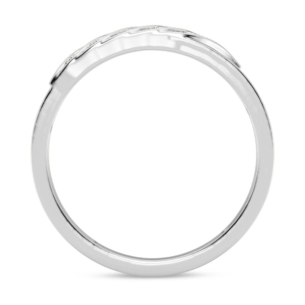 My Trio Rings Isidor 1/8 CTW Lab Grown Diamond Wedding Band Set in 10KT White Gold
