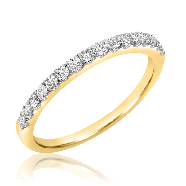 My Trio Rings Felicity 4-1/3 CTW Lab Grown Diamond Princess Cluster Trio Set in 10KT Yellow Gold