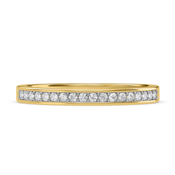 My Trio Rings Marline 1-1/3 CTW Lab Grown Diamond Round Solitaire Wedding Trio Set in 14KT Yellow Gold Vermeil