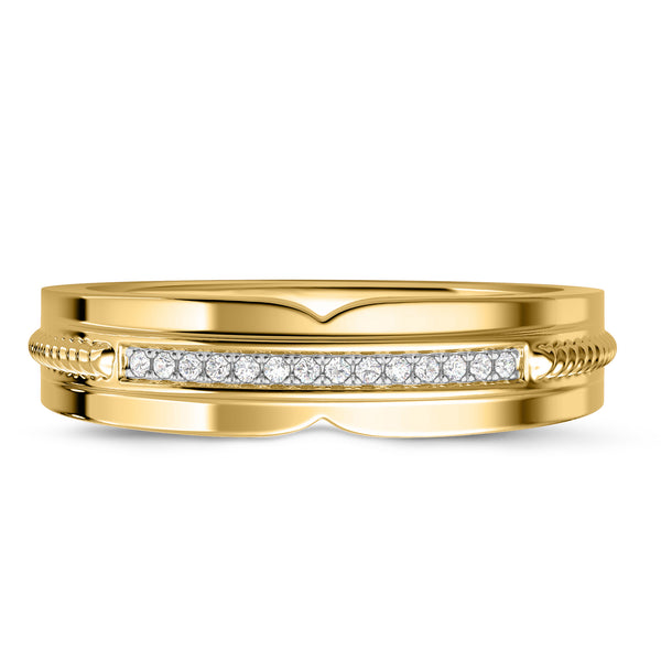 My Trio Rings Harmonee 1/2 CTW Lab Grown Diamond Princess Cluster Wedding Trio Set in 14KT Yellow Gold Vermeil