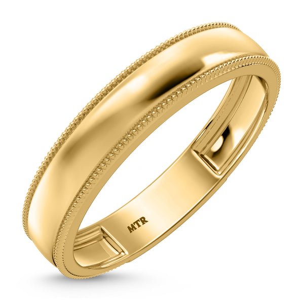 My Trio Rings Hansel 1/7 CTW Lab Grown Diamond Cushion Cluster Wedding Trio Set in 14KT Yellow Gold Vermeil