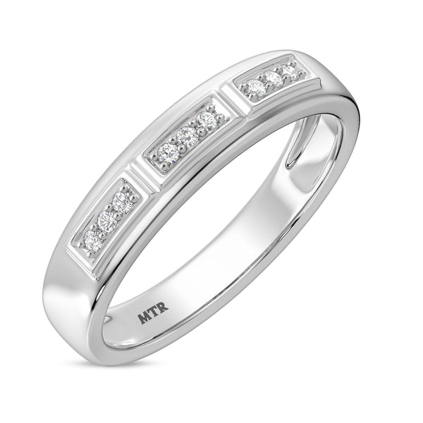 My Trio Rings Aurel 1-7/8 CTW Lab Grown Diamond Radiant Solitaire Wedding Trio Set in 14KT White Gold Vermeil