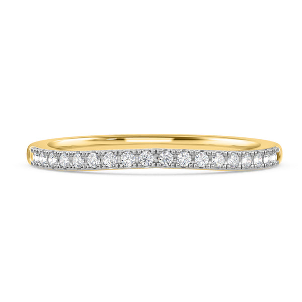 My Trio Rings Alwin 1-7/8 CTW Lab Grown Diamond Radiant Solitaire Wedding Trio Set in 14KT Yellow Gold Vermeil