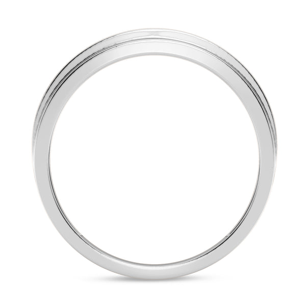 My Trio Rings Ortwin 1/2 CTW Lab Grown Diamond Cushion Cluster Wedding Trio Set in 14KT White Gold Vermeil