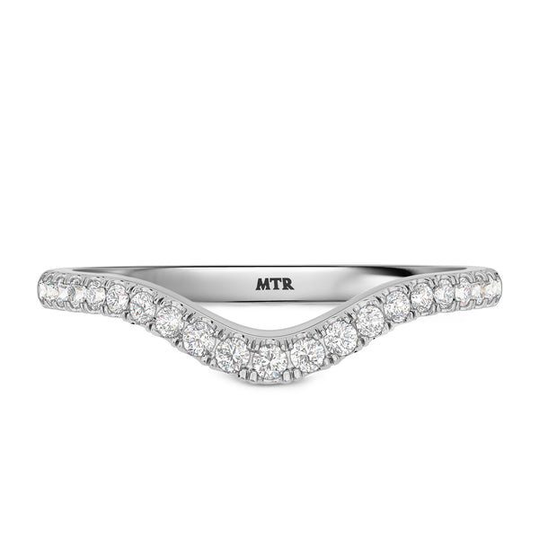 My Trio Rings Renata 3-5/8 CTW Lab Grown Diamond Radiant Solitaire Wedding Trio Set in 14KT White Gold Vermeil