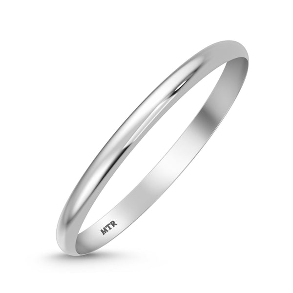 My Trio Rings Hazel 3/4 CTW Lab Grown Diamond Round Solitaire Trio Set in 10KT White Gold