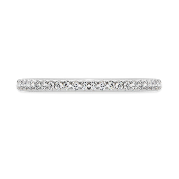 My Trio Rings Zaila 2-1/2 CTW Lab Grown Diamond Emerald Solitaire Trio Set in 10KT White Gold