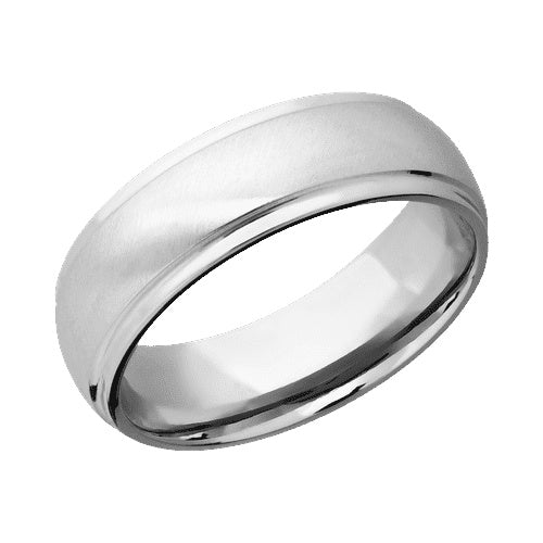 Lashbrook Cobalt Chrome Band with Angled Satin Polished Finish