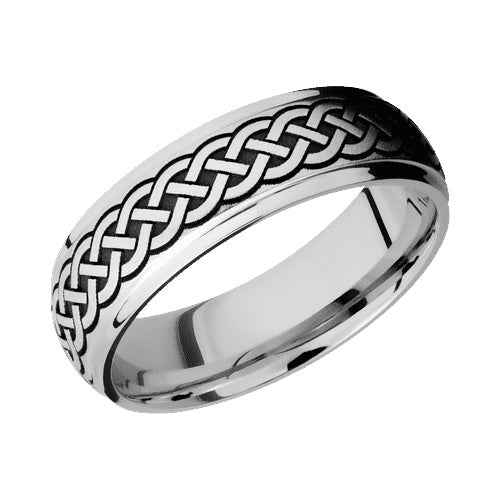 Lashbrook Cobalt Chrome Band with Angled Satin Polished Finish