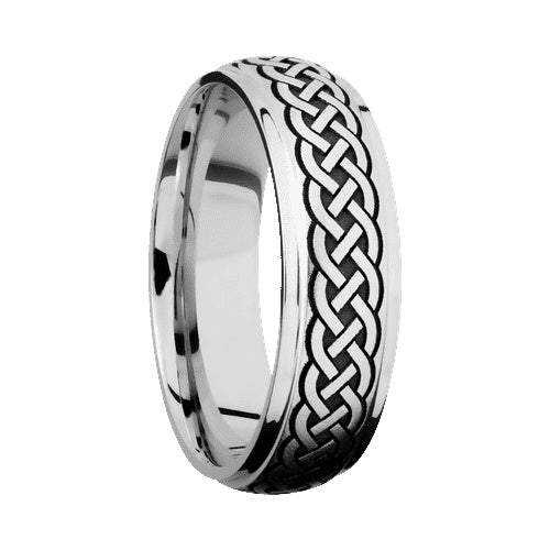 Lashbrook Cobalt Chrome Band with Angled Satin Polished Finish
