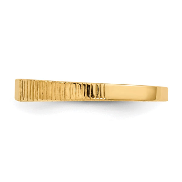 14KT Yellow Gold Baby Ring. Size 2