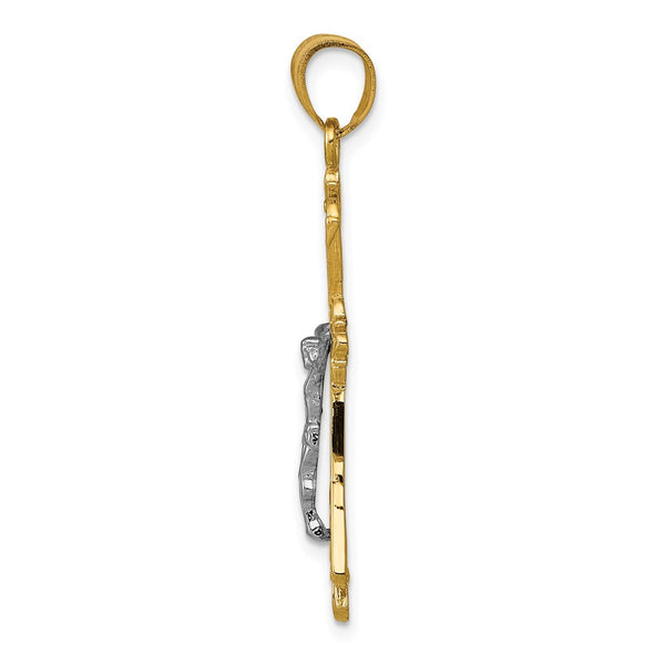 14KT Gold Two-tone Pendant