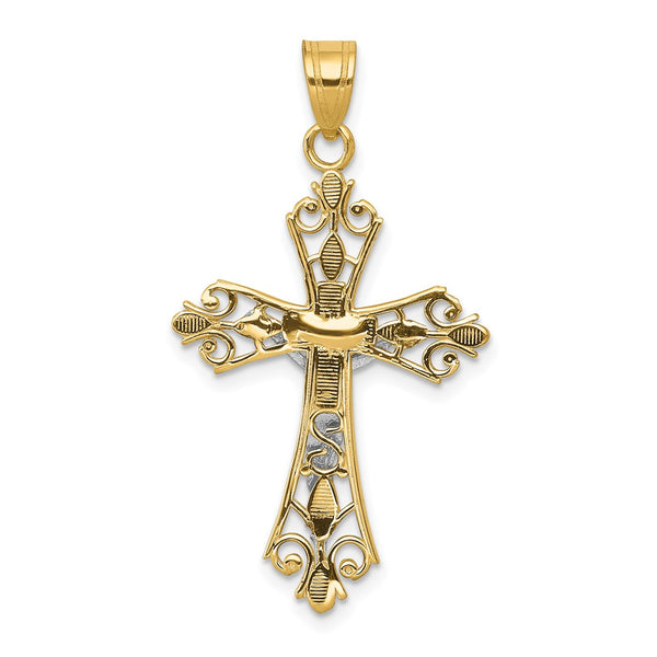 14KT Gold Two-tone Pendant