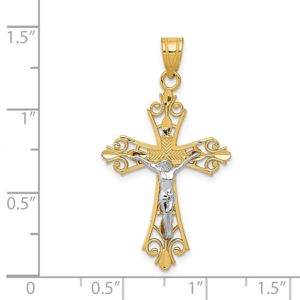 14KT Gold Two-tone Pendant