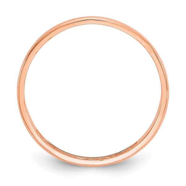 14KT Rose Gold Baby Ring; Size 3