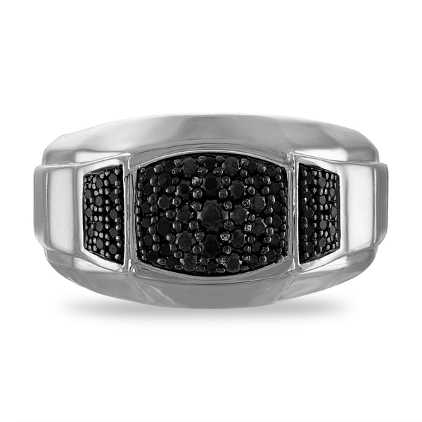 Bulova Marc Anthony Collection Sterling Silver and 1/2 CTW Natural Diamond Ring