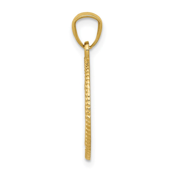 14KT Yellow Gold 23X16MM 16.5MM Tree of Life Pendant. Chain Not Included