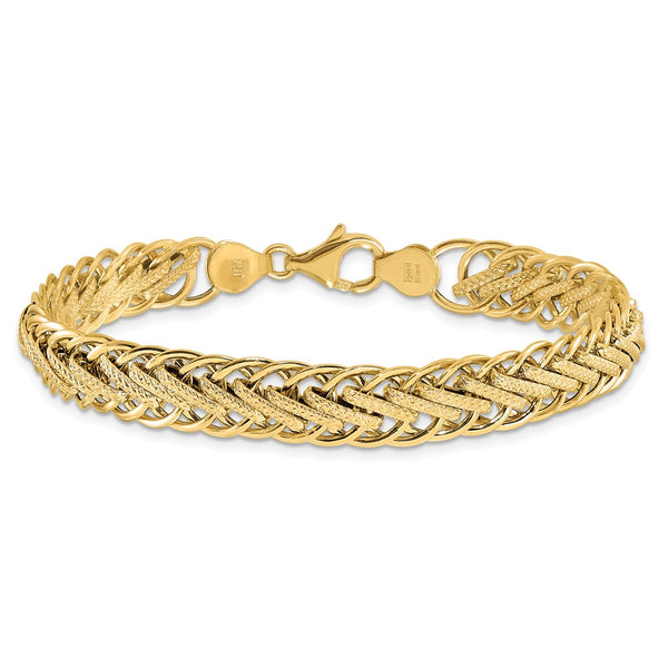 14KT Yellow Gold 7.75-inch Fancy Bracelet