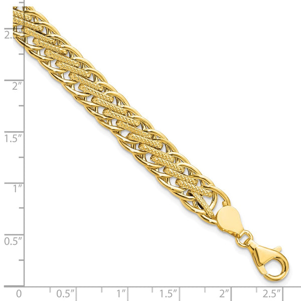 14KT Yellow Gold 7.75-inch Fancy Bracelet