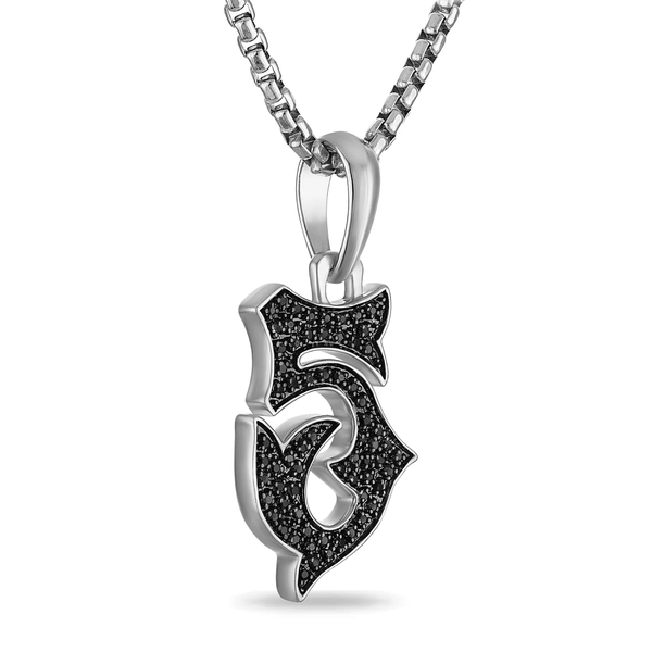 Bulova Marc Anthony Collection Sterling Silver and 1/3 CTW Natural Diamond Pendant