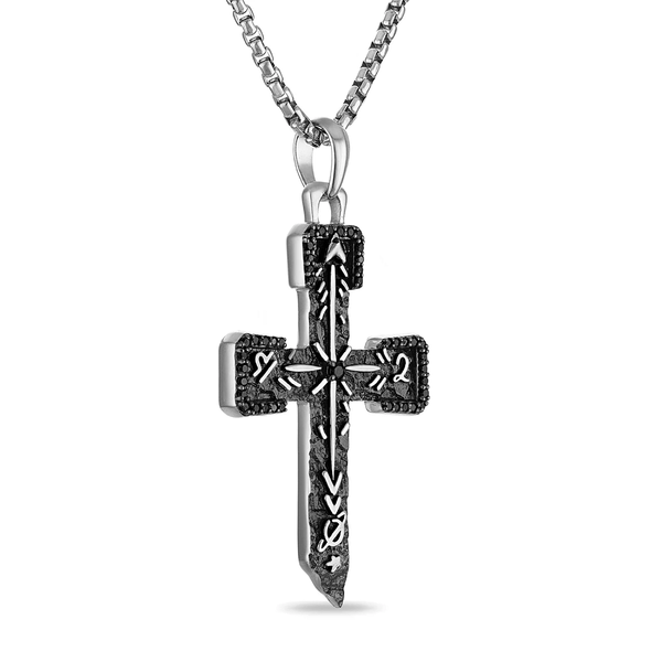 Bulova Marc Anthony Collection Sterling Silver and 3/8 CTW Natural Diamond Pendant