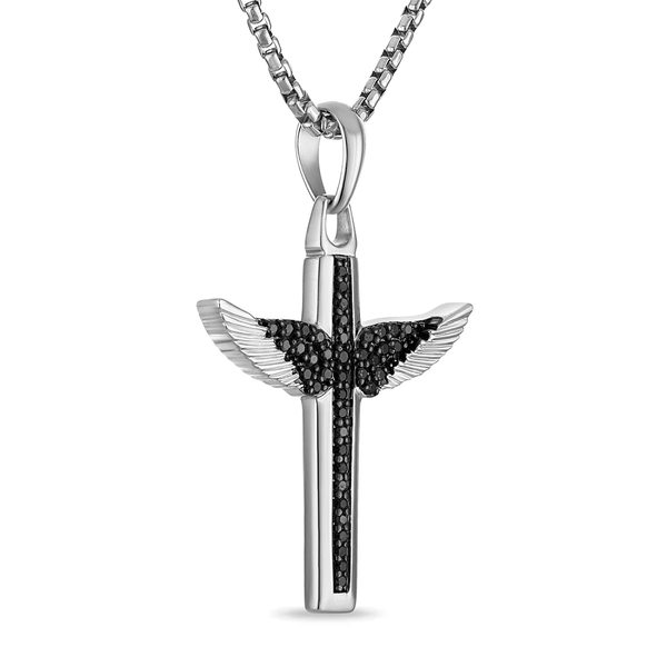 Bulova Marc Anthony Collection Sterling Silver and 1/2 CTW Natural Diamond Pendant