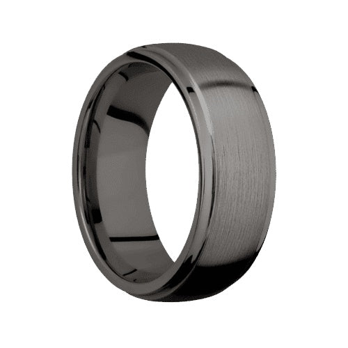 Lashbrook Tantalum Noir Band with Satin Polished Finish