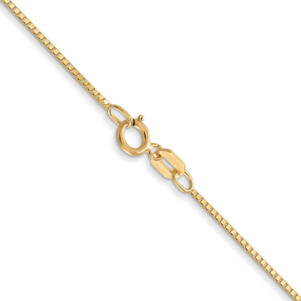 14KT Yellow Gold 16-inch 0.7MM Box Pendant Chain