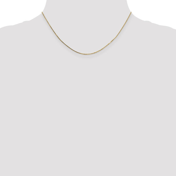 14KT Yellow Gold 16-inch 0.7MM Box Pendant Chain