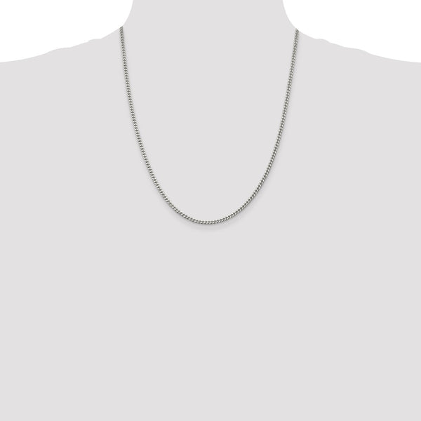 Sterling Silver 22-inch 3MM Curb Chain