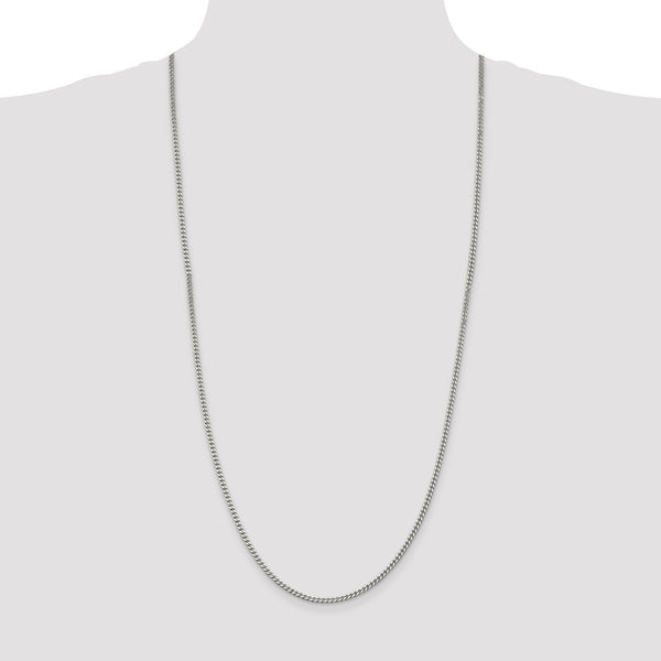 Sterling Silver 30-inch 3MM Curb Chain