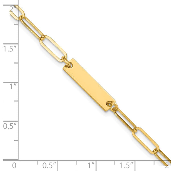 Gold Plated Sterling Silver 8-inch 5MM ID Bracelet