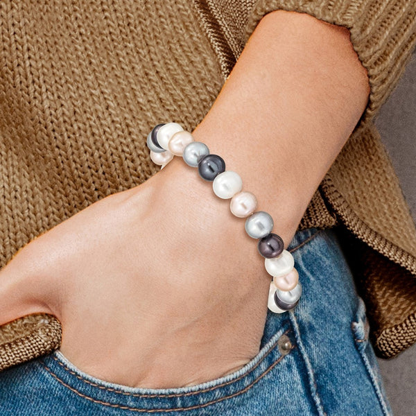 8MM Pearl 7.5-inch Stretch Bracelet