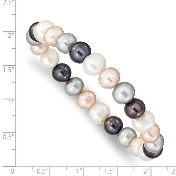 8MM Pearl 7.5-inch Stretch Bracelet