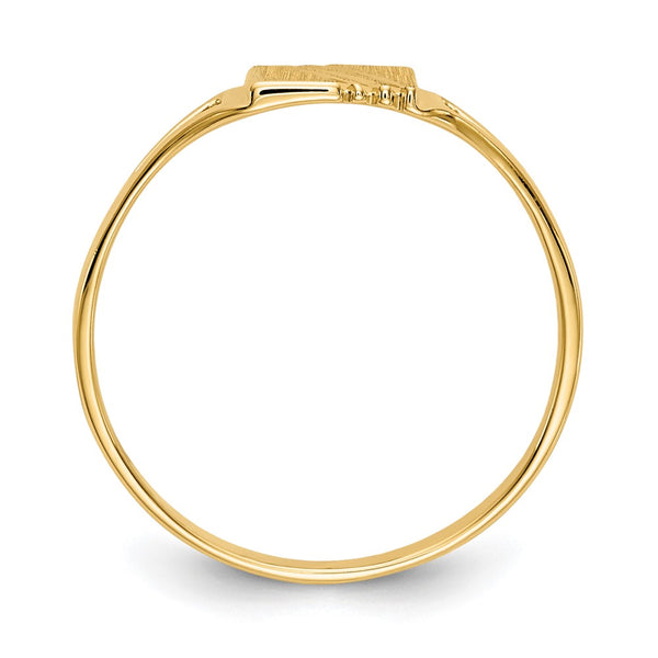 14KT Yellow Gold Childrens Ring. Size 3