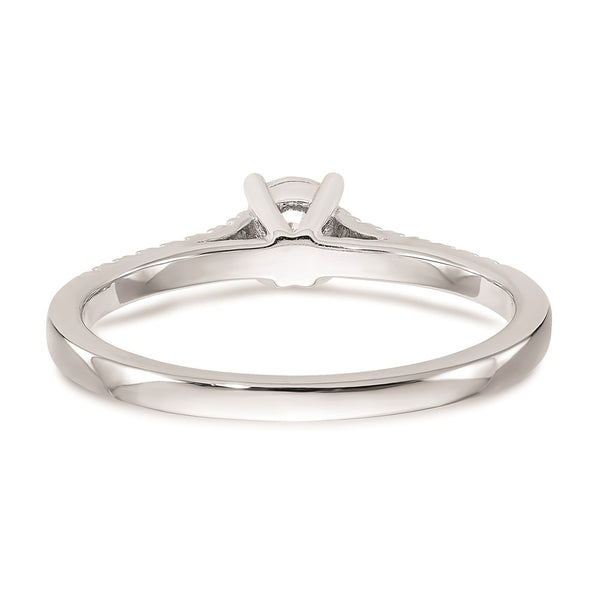 1/10 CTW Natural Diamond Promise Ring in 14KT White Gold. Size 7