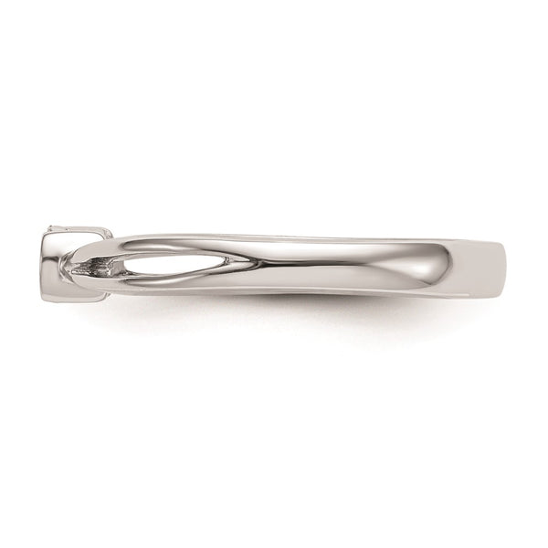 1/3 CTW Natural Diamond Promise Ring in 14KT White Gold. Size 7
