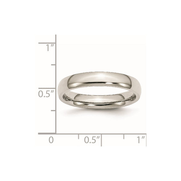 4MM Wedding Ring in Stainless Steel