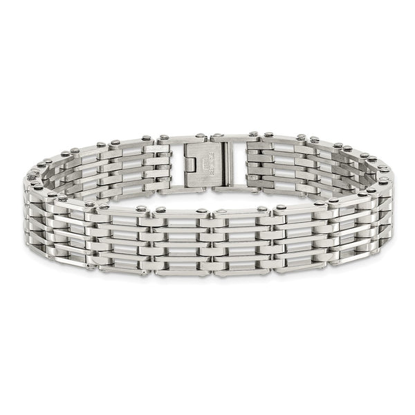 Stainless Steel Polished 8.5in Bracelet