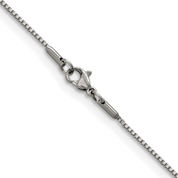 Stainless Steel 1.2mm 18in Box Chain
