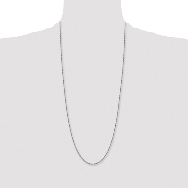 Stainless Steel 2.4mm 30in Rope Chain