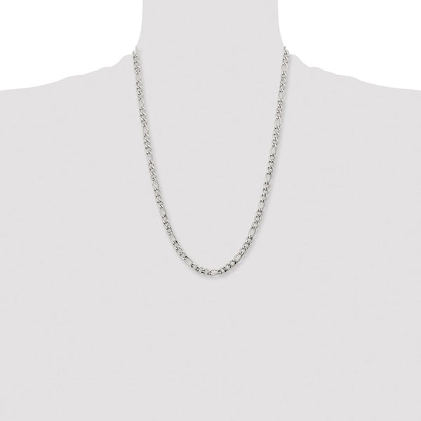 Stainless Steel 6.30mm 24in Figaro Chain