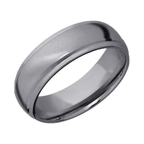 Lashbrook Tantalum Band with Angled Satin Polished Finish